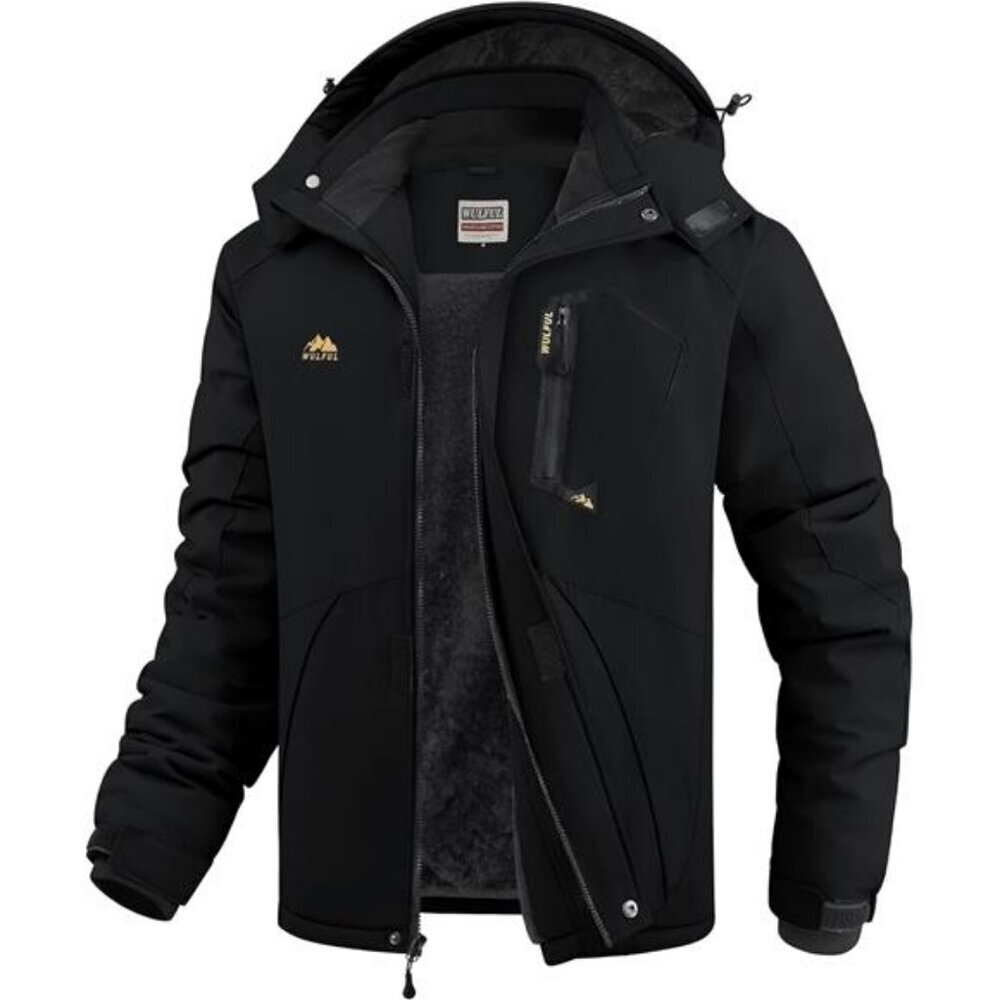 Windproof Winter Ski Jacket Men Fleece Warm Snowboard Coat